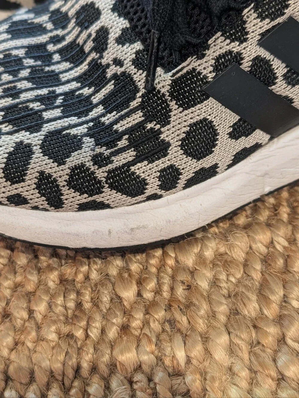 Adidas Black and White Leopard Sneakers - REDUCED Shipping🚢 - Picture 7 of 8